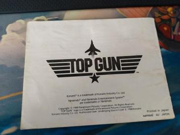 Manuel de jeu NES : Top Gun