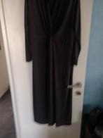Zwarte jurk met sjaal, Kleding | Dames, Ophalen of Verzenden, Gedragen, Maat 46/48 (XL) of groter, Zwart