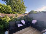 Stoel wicker zwart, Tuin en Terras, Tuinsets en Loungesets, Ophalen, Gebruikt, 6 zitplaatsen, Wicker