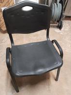 4 x Stoelen, Huis en Inrichting, Stoelen, Ophalen, Kunststof, Zwart, Zo goed als nieuw