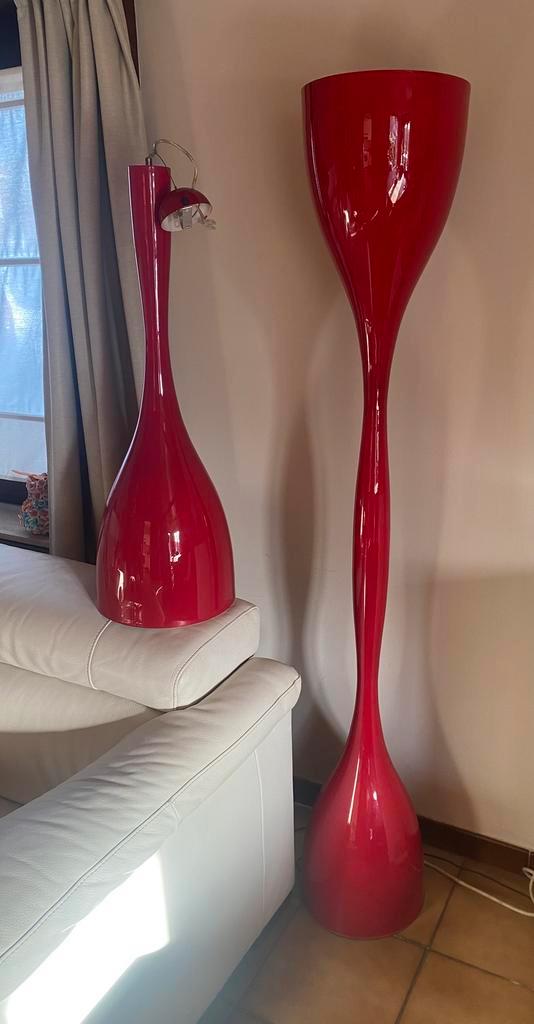 Vibia - Diego Fortunato - Lamp - Jazz - polyurethaan, Maison & Meubles, Accessoires pour la Maison | Vases, Utilisé, Rouge, 75 cm ou plus