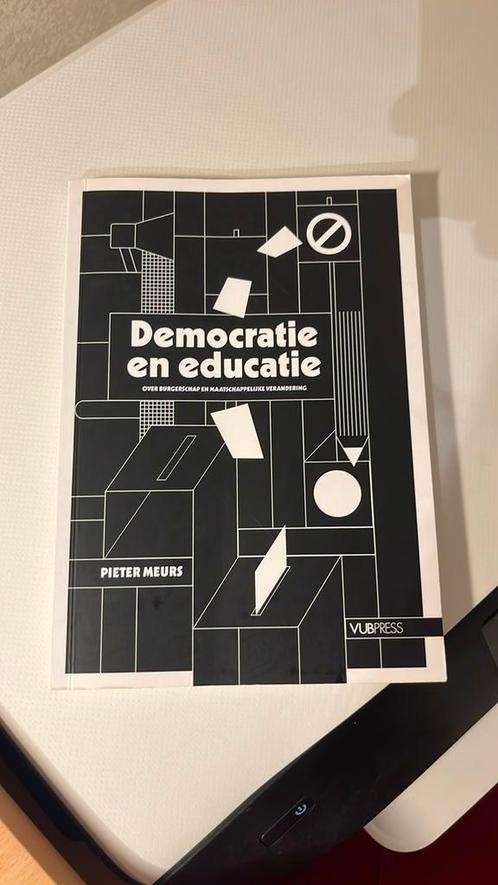 Pieter Meurs - Democratie en educatie, Boeken, Schoolboeken, Zo goed als nieuw, Nederlands, Ophalen of Verzenden