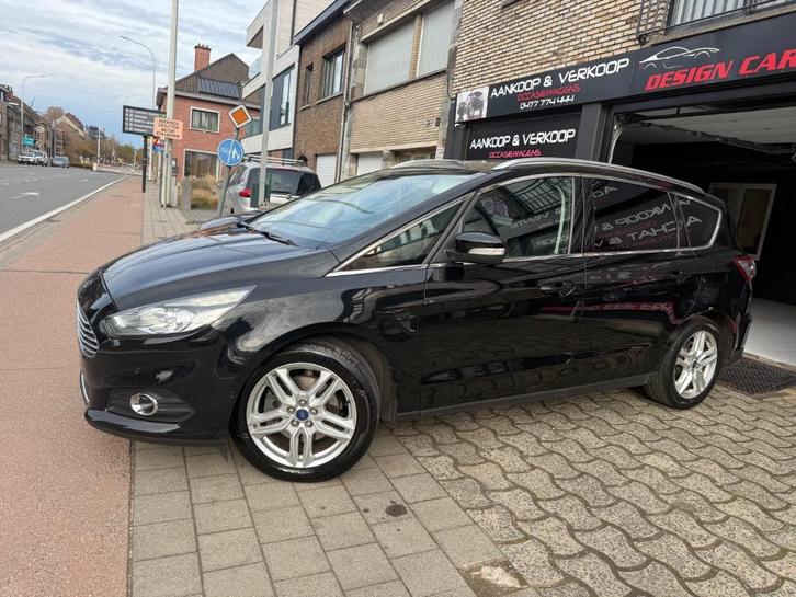 Ford S-Max 2.0TDCI 150pk Titanium VOLLEDIG Navi Leder, Auto's, Ford, Bedrijf, Te koop, S-Max, ABS, Achteruitrijcamera, Adaptive Cruise Control