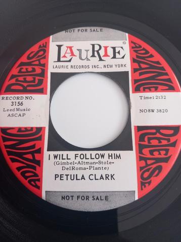 PETULA CLARK. I WILL FOLLOW HIM ( CHARIOT) USA 45T, Enlèvement ou Envoi, Comme neuf