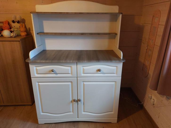 Babykamer (bed, kleerkast, commode), Kinderen en Baby's, Kinderkamer | Complete kinderkamers, Gebruikt, Jongetje of Meisje, Ophalen