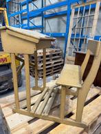 KINDER SCHOOLBANKJE HEEL OUD EN MOOI, Antiek en Kunst, Ophalen