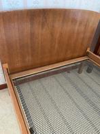 Bed eenpersoons, Huis en Inrichting, Slaapkamer | Bedden, Ophalen, Gebruikt, Eenpersoons, Bruin