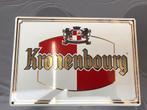 Kronenbourg bier emaille reclamebord, Verzamelen, Biermerken, Ophalen of Verzenden, Zo goed als nieuw, Reclamebord, Plaat of Schild