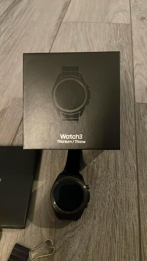 Samsung watch 3 Titanium, Bijoux, Sacs & Beauté, Montres connectées, Comme neuf, Android, Noir, Étanche, Enlèvement ou Envoi