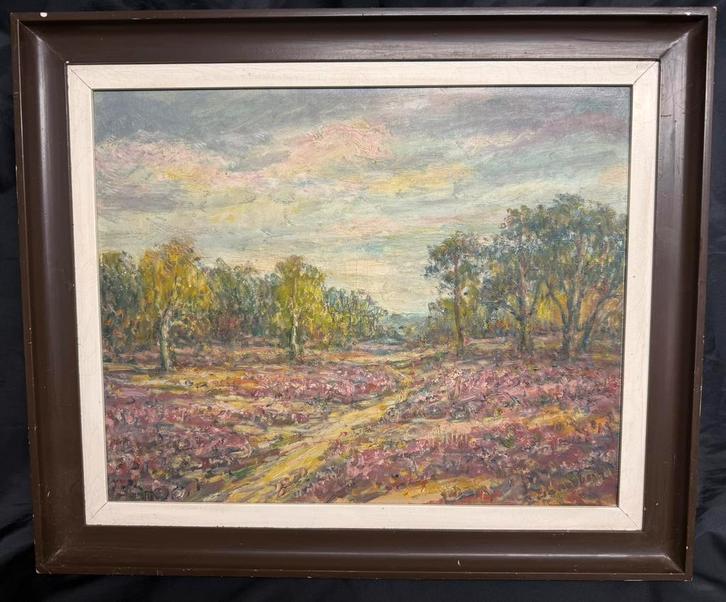 Heidelandschap, A. Zwanenberg, Antiquités & Art, Art | Peinture | Classique, Enlèvement