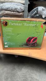 Fietskar runner 1 rood 60x40x48 cm, Tuin en Terras, Grasmaaiers, De boon, Ophalen of Verzenden, Zo goed als nieuw, Info@deboon.nl