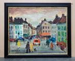 Alfons VERMEIR,  drukte in de stad, Ophalen of Verzenden
