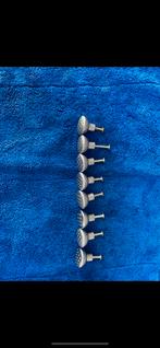 8 kastdeurknopjes in rvs, Ophalen, Zo goed als nieuw