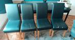 4 eetkamerstoelen, Huis en Inrichting, Stoelen, Zwart, Hout