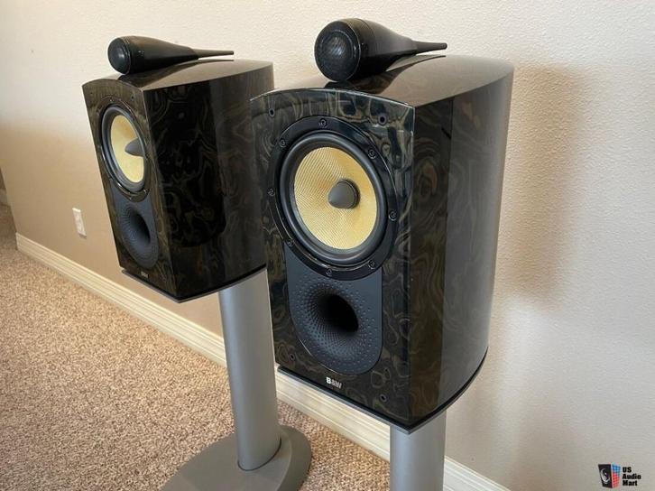 B&W 805 "Signature" Tiger Eye, Audio, Tv en Foto, Luidsprekerboxen, Gebruikt, Front, Rear of Stereo speakers, 120 watt of meer