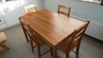 IKEA Tafel met 4 stoelen, Maison & Meubles, Moins de 100 cm, Enlèvement, Utilisé, 50 à 75 cm