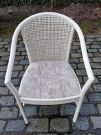 stoel wit-met leuningen-stof proper en perfect, Kinderen en Baby's, Ophalen, Gebruikt