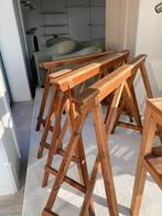 vintage schragen, Doe-het-zelf en Bouw, Werkbanken, Ophalen, Gebruikt