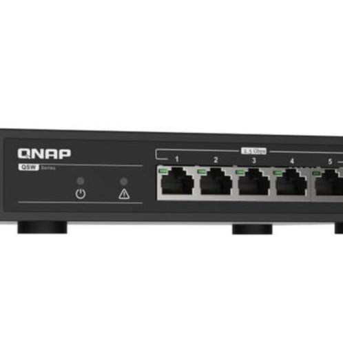 QNAP QSW-1105-5T, 5 port 2.5Gbps auto negotiation (2.5G/1G/1, Computers en Software, Netwerk switches, Zo goed als nieuw, Ophalen of Verzenden
