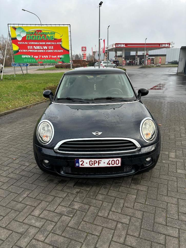 Mini Cooper One, Auto's, Mini, Particulier, Cooper, Benzine, Euro 4, 3 deurs, Handgeschakeld, Zwart, Zwart, Stof, Ophalen of Verzenden