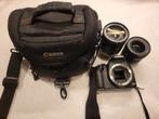 Canon EOS 500D-camera + 18-200 mm zoom + 10-18 mm zoom, Gebruikt, Canon, Ophalen of Verzenden, 15 Megapixel