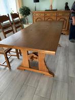 Eettafel in eik, Huis en Inrichting, Complete eetkamers, Ophalen, Zo goed als nieuw