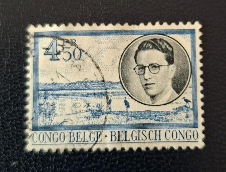 Postzegel Belgisch Congo OBP 335, Postzegels en Munten, Postzegels | Europa | België, Gestempeld, Gestempeld, Ophalen of Verzenden