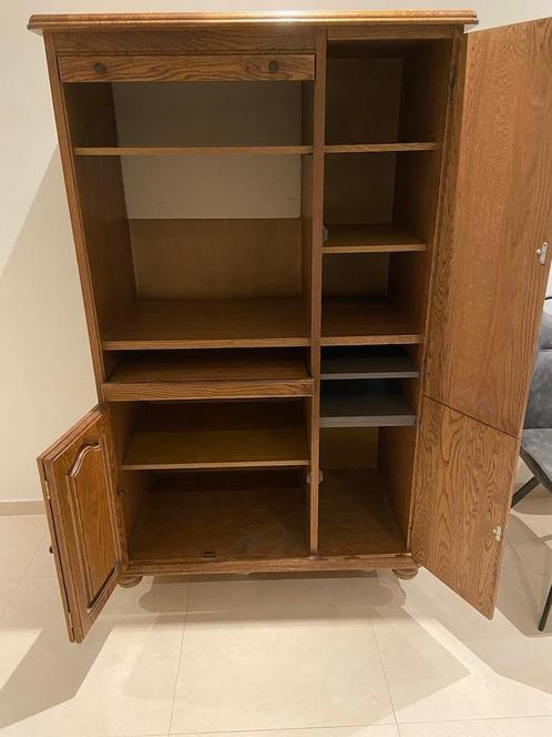 Eikenhouten bureau, Huis en Inrichting, Bureaus, Bureau, Ophalen