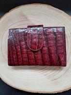 Retro leder portemonnee bordeaux, Enlèvement ou Envoi