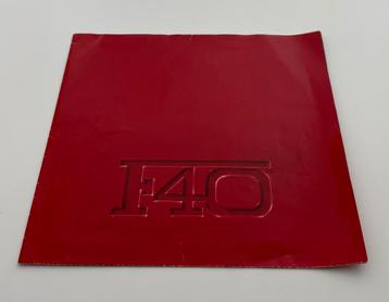 Zeldzame originele Ferrari F40 brochure beschikbaar voor biedingen