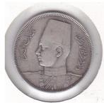 Egypte, 5 Piasters, 1937, zilver, Postzegels en Munten, Munten | Afrika, Zilver, Egypte, Losse munt, Verzenden