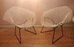 4 fauteuils vintage design Bertoia knoll diamond Chair, Ophalen