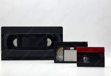 Digitalisatie van VHS, VHS-C, Mini-DV, geluidsbanden beschikbaar voor biedingen