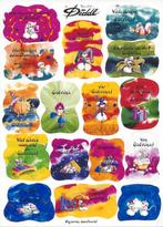 Diddl Duits stickervel Sabrina, Collections, Diddl, Enlèvement ou Envoi, Diddl, Comme neuf, Papier, Carte ou Papeterie