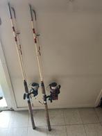 Hengelsport visgerief : 2 lancées en allerlei ..., Watersport en Boten, Hengelsport | Algemeen, Ophalen