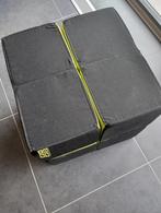 Kussen kubus zwart/groen, Ophalen