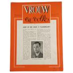 Vrouw en Volk - Nr 1 1943, Ophalen of Verzenden, Overige soorten, Boek of Tijdschrift