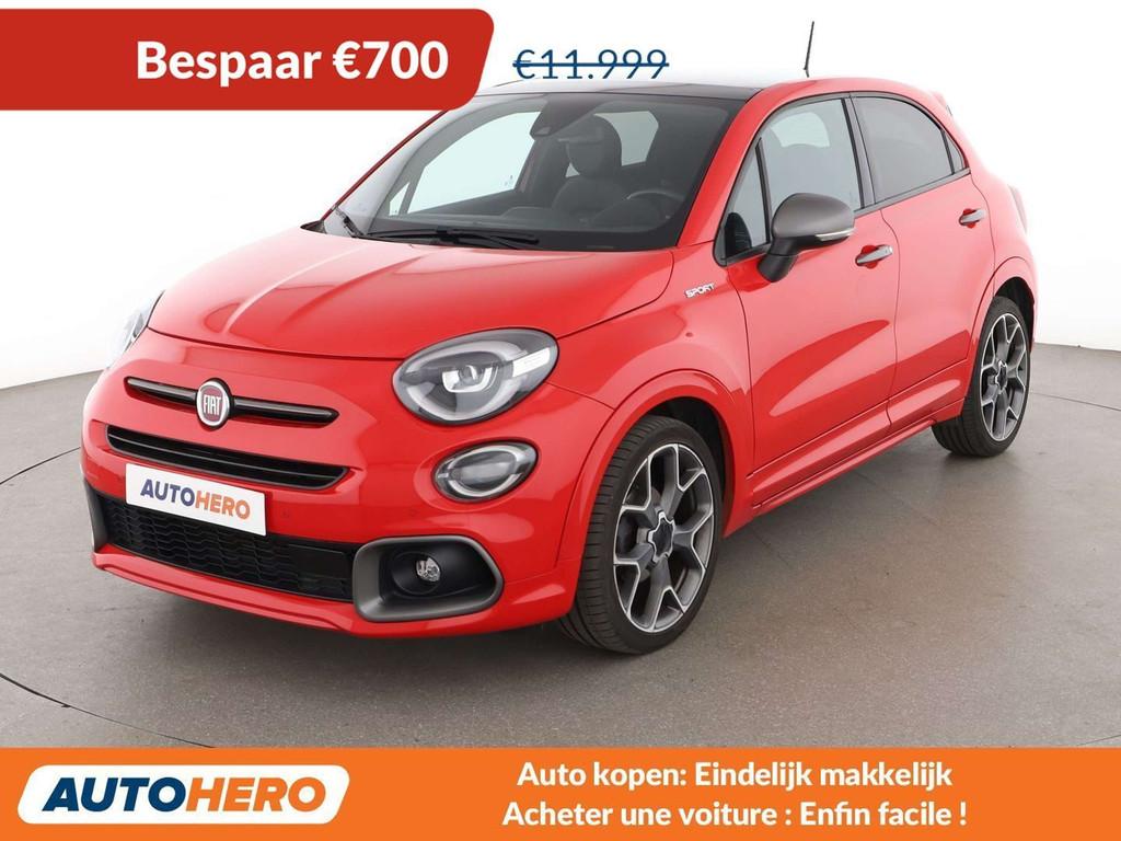 Fiat 500X 1.0 Turbo Sport (année de construction 2019), Autos, Rouge, Euro 6, 500X, Noir
