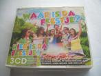 3 CD BOX - WAAR IS DA FEESTJE, Cd's en Dvd's, Ophalen of Verzenden, Zo goed als nieuw, Dance, Boxset