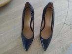 🖤March 23 Pumps → Maat 38 → Elegante Slangenlook!, Enlèvement ou Envoi, Noir, Escarpins