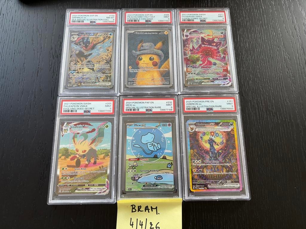 Diverse PSA kaartjes, Ophalen, Nieuw