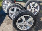 4 5x120 velgen met 4 banden in 205.55.16, Auto-onderdelen, Banden en Velgen, Ophalen, 16 inch, Banden en Velgen, 205 mm