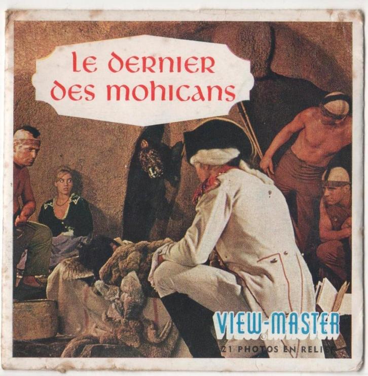 View-master Le dernier des Mohicans  B 439 FR, Antiquités & Art, Antiquités | Jouets, Enlèvement ou Envoi