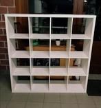 Ikea kallax 4x4 kast wit, Ophalen, Met plank(en), Gebruikt, 100 tot 150 cm