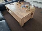 Gratis moderne salontafel massief hout, Ophalen, Gebruikt, 100 tot 150 cm, 50 tot 100 cm