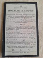 Bidprentje Rosalie Meeuws Lichtervelde 1834 - Zwevezele 1900, Verzamelen, Bidprentjes en Rouwkaarten, Ophalen of Verzenden, Bidprentje