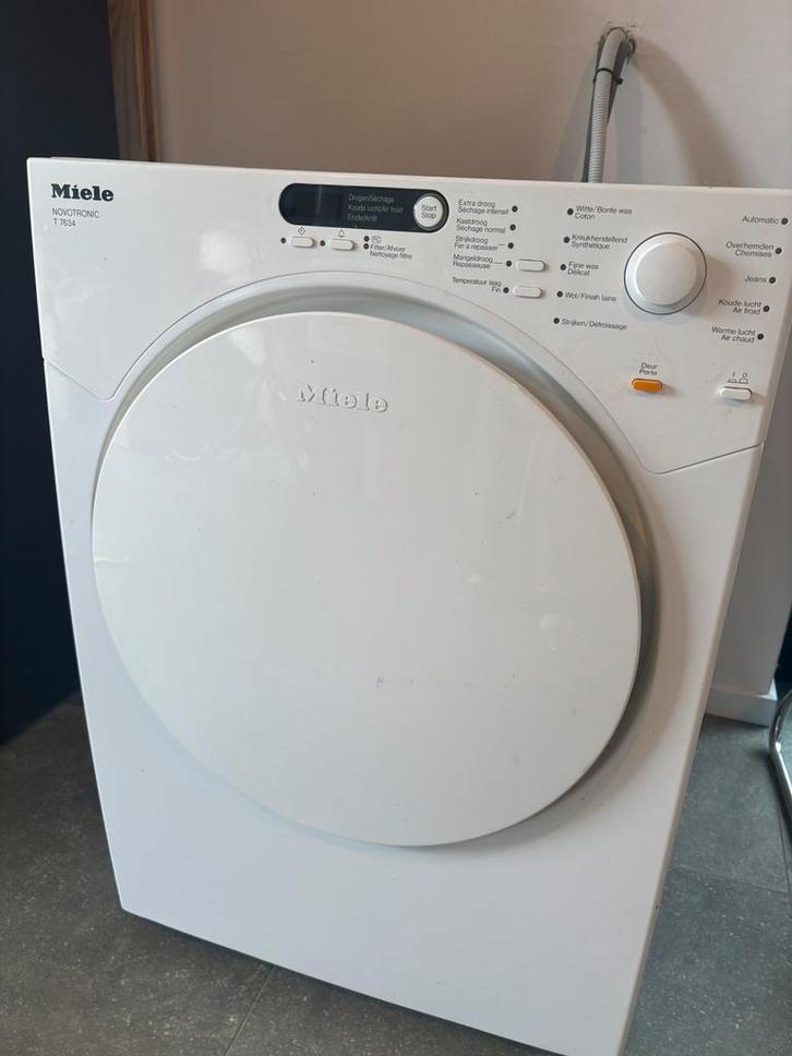 Droogkast Miele Novotronic 100€ & Gratis wasmachine Miele, Electroménager, Sèche-linge, Utilisé, Évacuation d'air, Chargeur frontal