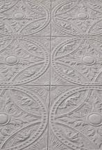 Papier peint vinyle intissé imitation plaques mosaïque victo, Maison & Meubles, Envoi, 75 m² ou plus, Gris, Ikea