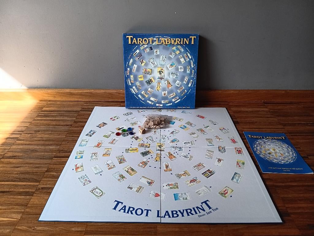 Tarot Labyrint, bordspel, Boeken, Esoterie en Spiritualiteit, Zo goed als nieuw, Overige typen, Tarot of Kaarten leggen, Ophalen of Verzenden