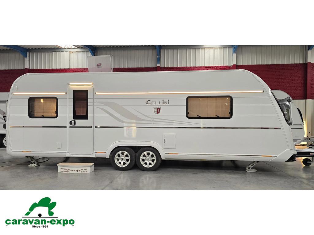 TABBERT CELLINI 655 DF, Caravans en Kamperen, Tabbert, 7 tot 8 meter, Bedrijf, 2000 kg en meer